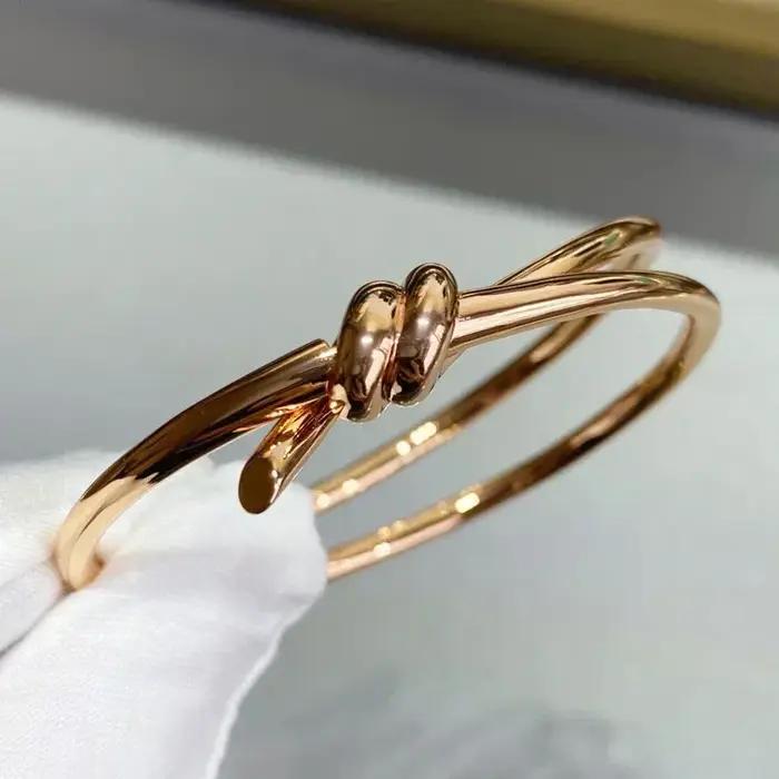 SFE – bracelet européen en or rose pour femmes