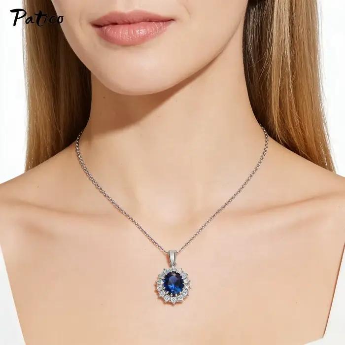 Ensemble de bijoux en argent Sterling 925 véritable pour femmes et filles