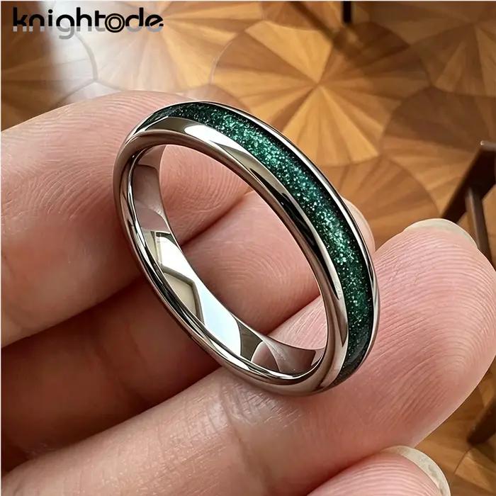 Bague de mariage pour femme en carbure de tungstène 4 mm