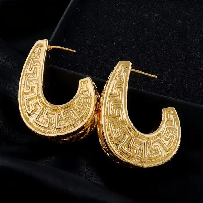 Boucles d'oreilles couleur or pour femmes