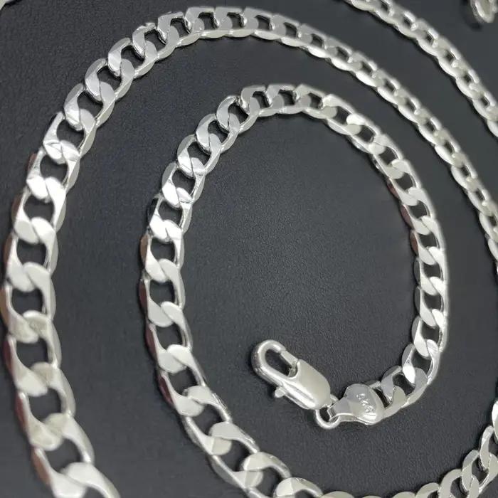 Collier en argent Sterling 925 pour hommes et femmes