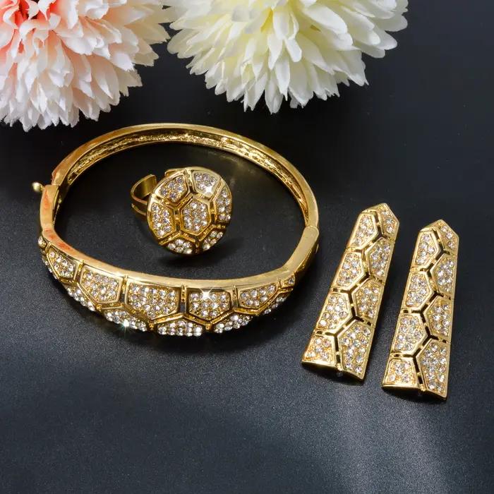 Sunny – ensemble de bijoux de mariée en Zircon d'acorite