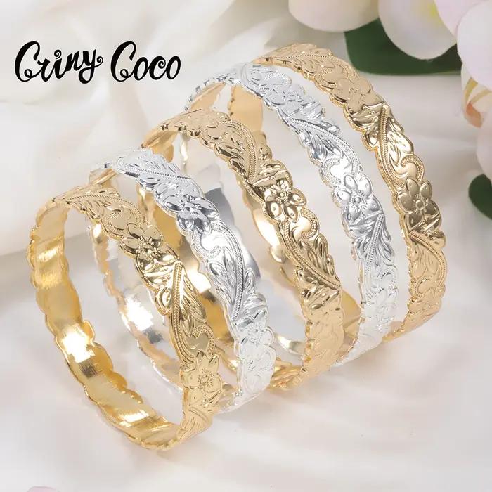 Cring Coco Bracelet hawaïen bracelets mode femme plaqué or bijoux de créateur accessoires