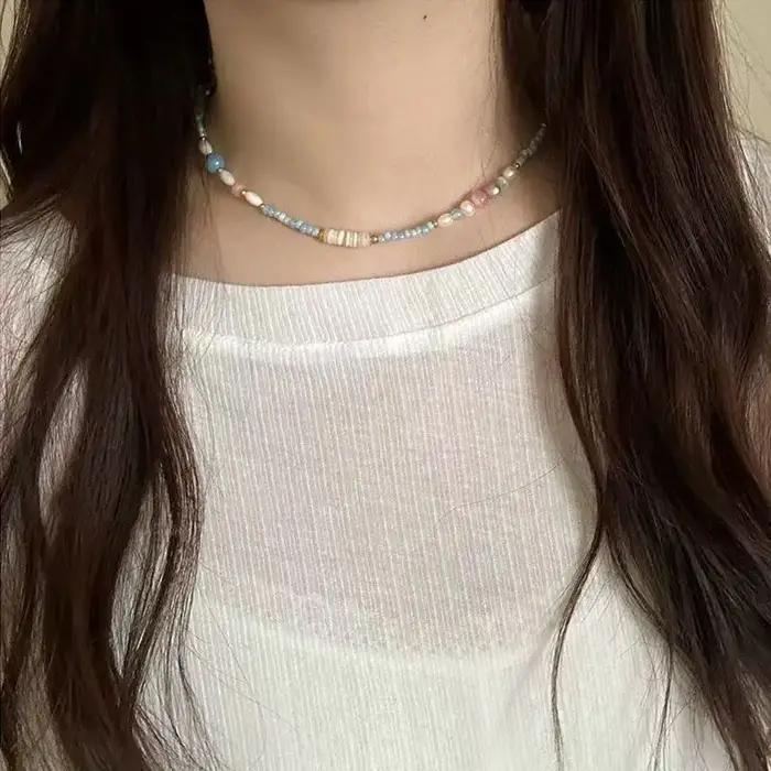 Collier de perles d'eau douce pour femmes
