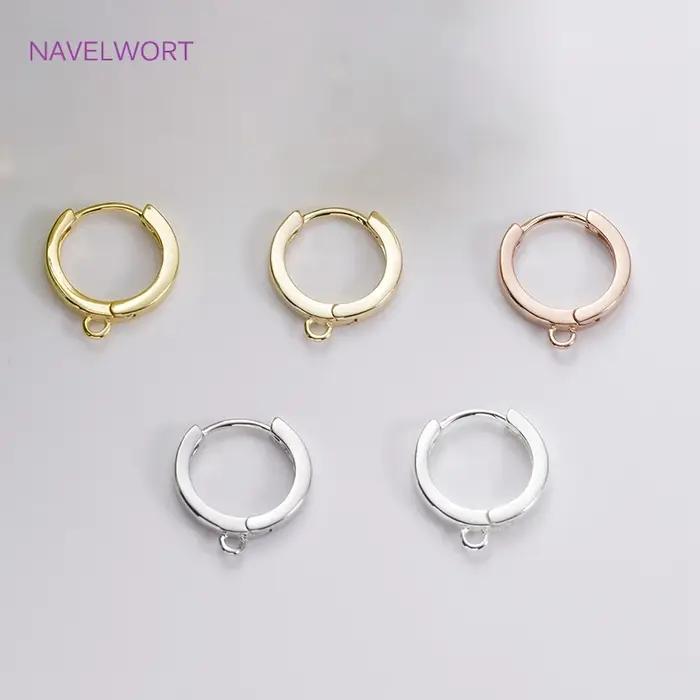 Boucles d'oreilles en laiton plaqué or 14K