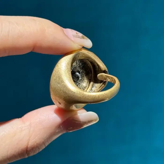 Bague de fiançailles avec pièce de monnaie Antique pour femme, Portrait de beauté Vintage, accessoires de couleur or, bijoux indiens de luxe de dubaï, tendance 2025