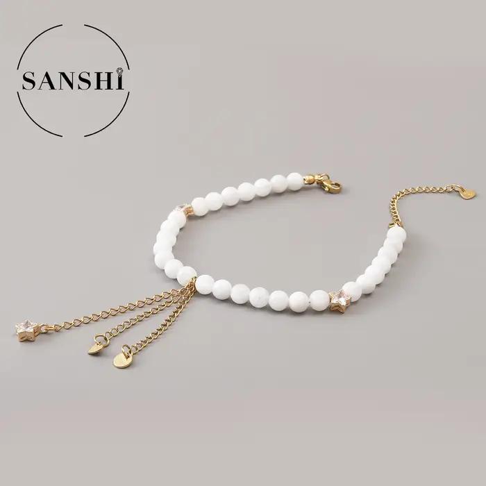 Bracelet en pierre de lune naturelle de haute qualité pour hommes et femmes