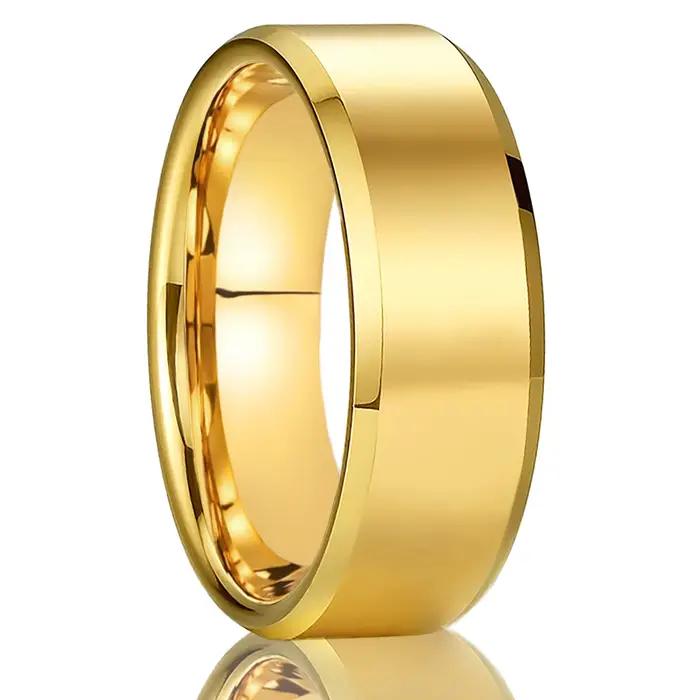Bague en tungstène résistante aux rayures, 8mm/6mm/4mm, bague de mariage classique simple pour hommes et femmes, bijoux à usage quotidien