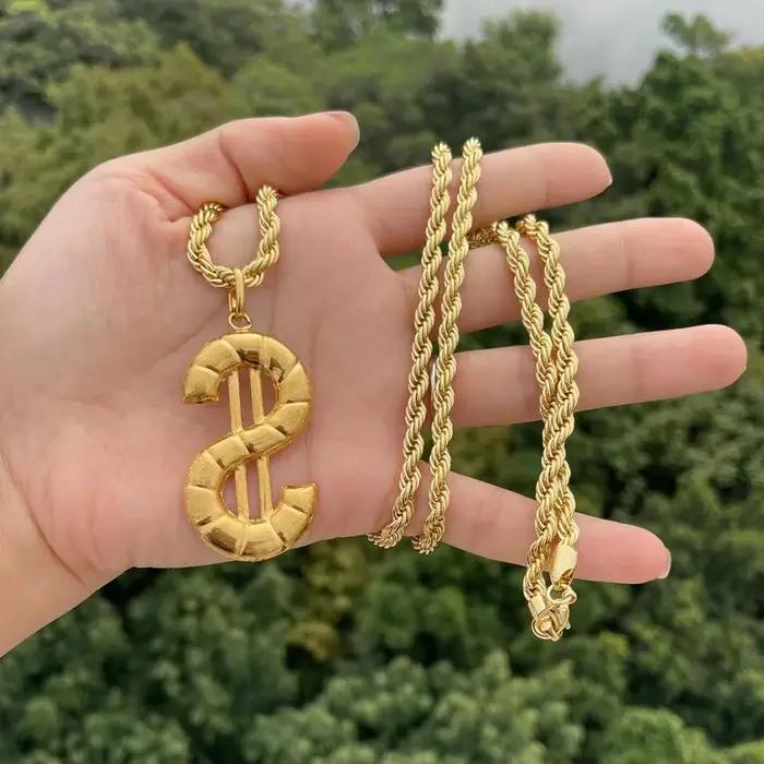 Vente en gros, nouveaux bijoux de couleur or de dubaï