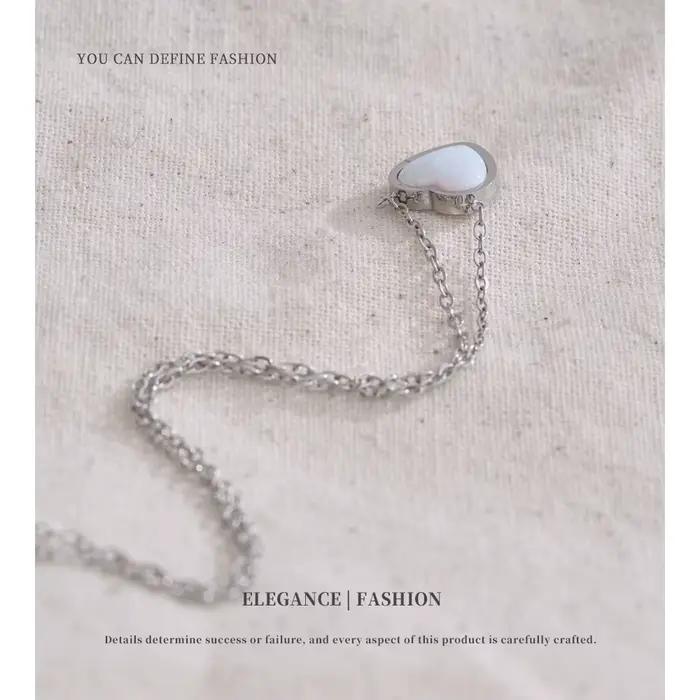 NiNice – collier Original pour femmes, pendentif en acier inoxydable, sélection de bijoux, marque de cœur de mariage, luxe, créateur de mode, vente en gros