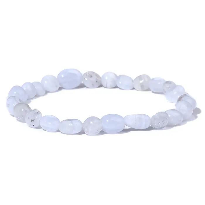 Bracelets en perles de gravier éclatées quartz rose bijoux santé amour bracelets à brins style classique