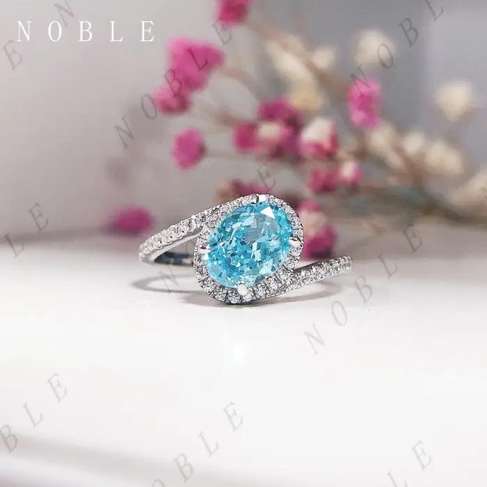 Bague en or blanc 18 carats 1.5CT diamant rayonnant pour femmes occasions spéciales engagement anniversaire cadeau mariage