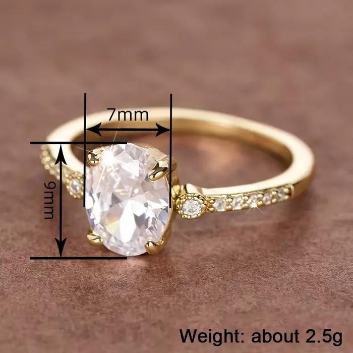 Huitan – bague couleur or pour femmes