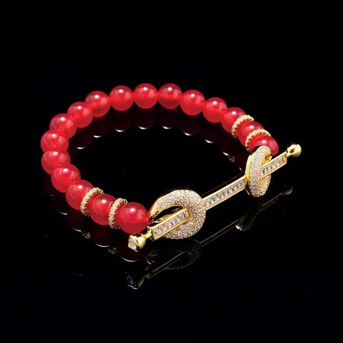 Bracelet de perles en pierre naturelle pour femmes, bricolage, couleur, usage quotidien, cérémonie,