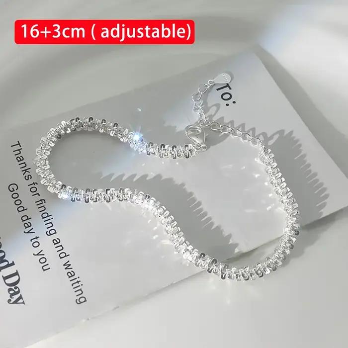 Serenity – chaîne de clavicule polyvalente en argent Sterling 925 véritable