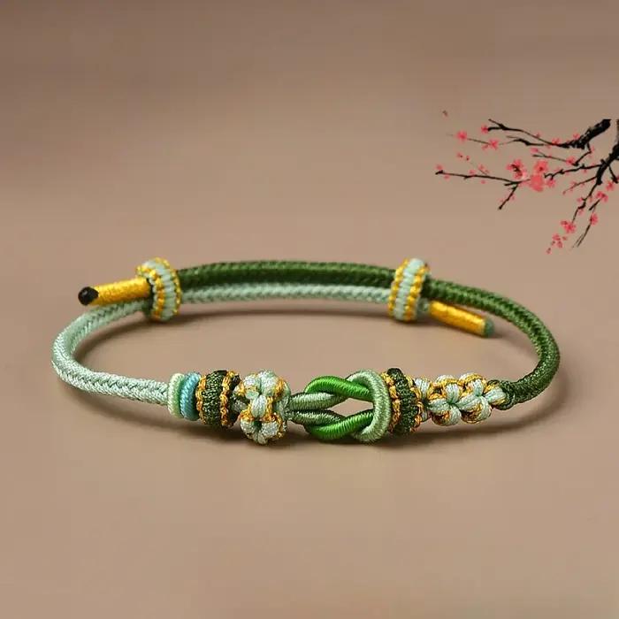 Bracelets de ULrouge tressés réglables pour femmes