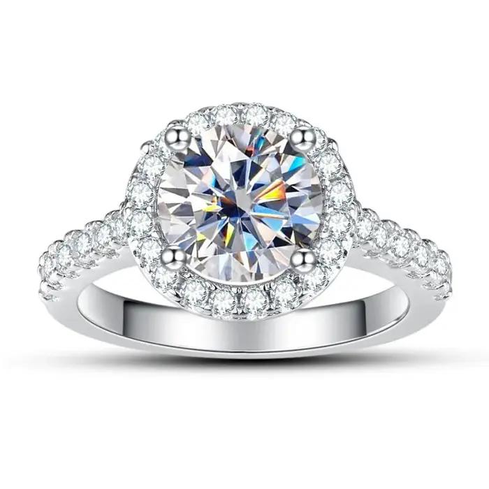 Bague classique en argent Sterling 925 pour femmes