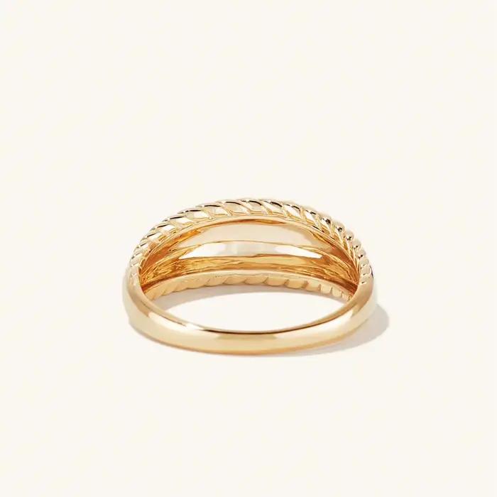 Ug LAOPA-Bague Boston avanten argent regardé 925 et or, bijoux de luxe définis, bijoux fins à vis, bijoux de mariage ronds à la mode