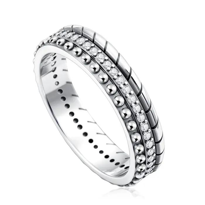 Bague en argent 925 en forme de coeur avec zirconium serti pour femme bijou élégant et raffiné pour offrir