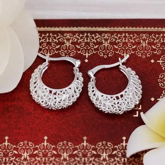Boucles d'oreilles en argent 925 pur pour femmes