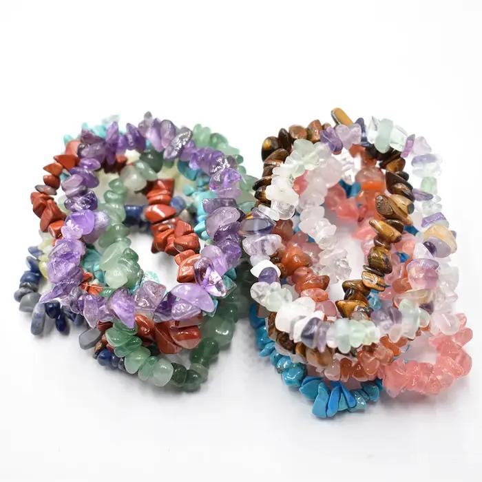 Bracelet d'agates en pierre naturelle