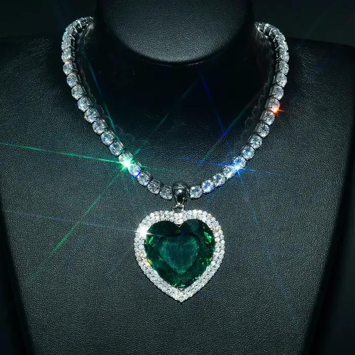 Collier Titanic Coeur Mer pour Femme