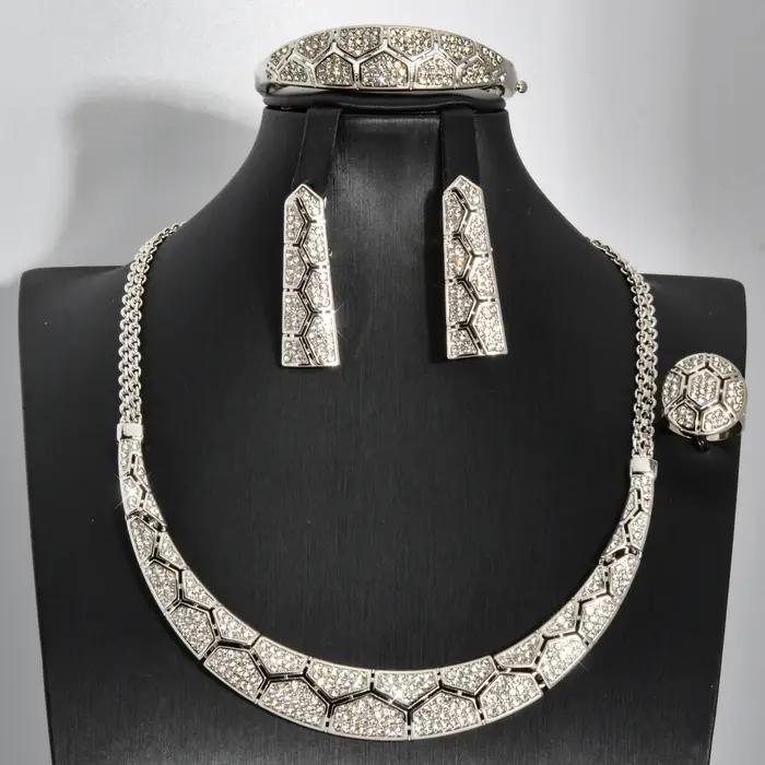 Sunny – ensemble de bijoux de mariée en Zircon d'acorite