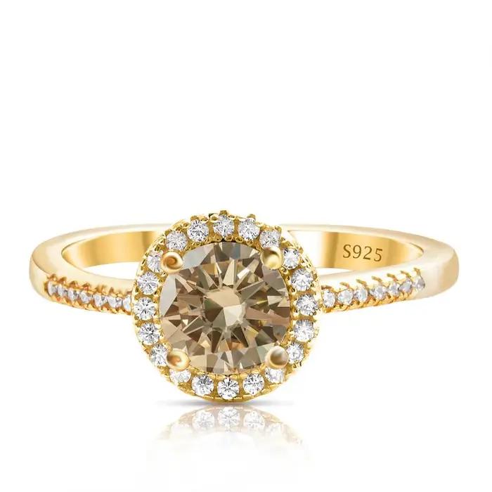 Bague Moissanite 1 Carat pour femmes