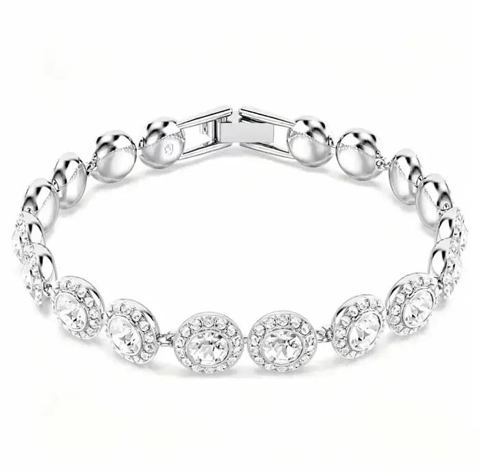 Ensemble de collier, bracelet et boucles d'oreilles en zircon classique de haute qualité, argent S925, cadeau, fête, couple, anniversaire