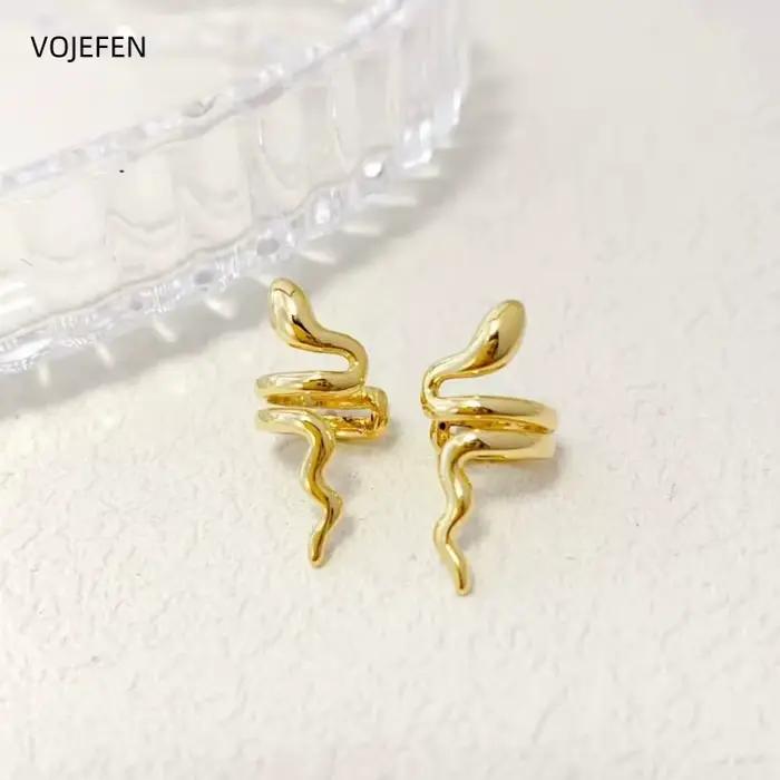 Boucles d'Oreilles Créoles en Or Jaune/Blanc 18K