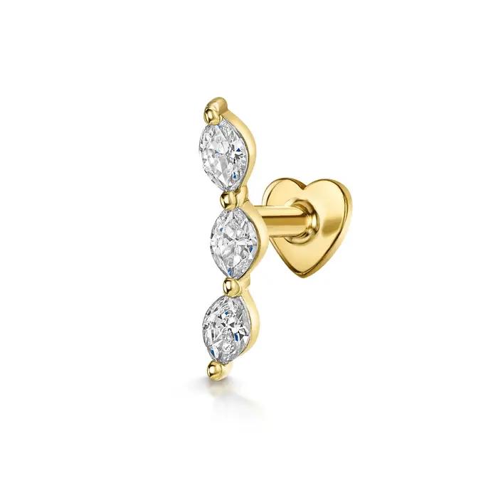 Boucle d'oreille à clous en argent sterling 925 avec zirconium pour femmes occasions spéciales parties fêtes anniversaires occasions quotidiennes cadeaux à offrir