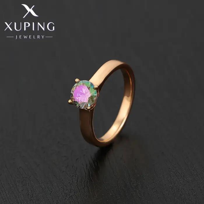 Bague En Plaqué Or 18 Carats Serties De Zirconium Blanc Geometrique Pour Femme Occasions Speciales