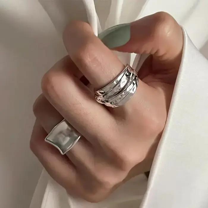 Bague en argent sterling 925 sertie de zirconium jaune ou violet pour femmes bijoux vintage mode occasions spéciales
