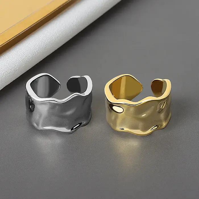 Bague en argent sterling 925 sertie de zirconium blanc élégante pour femmes occasions formelles minimalistes cadeau de fête chic