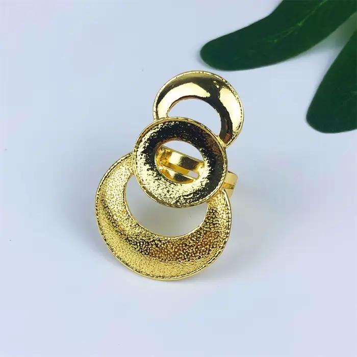 Ensemble de bijoux plaqués or 18 carats pour femmes