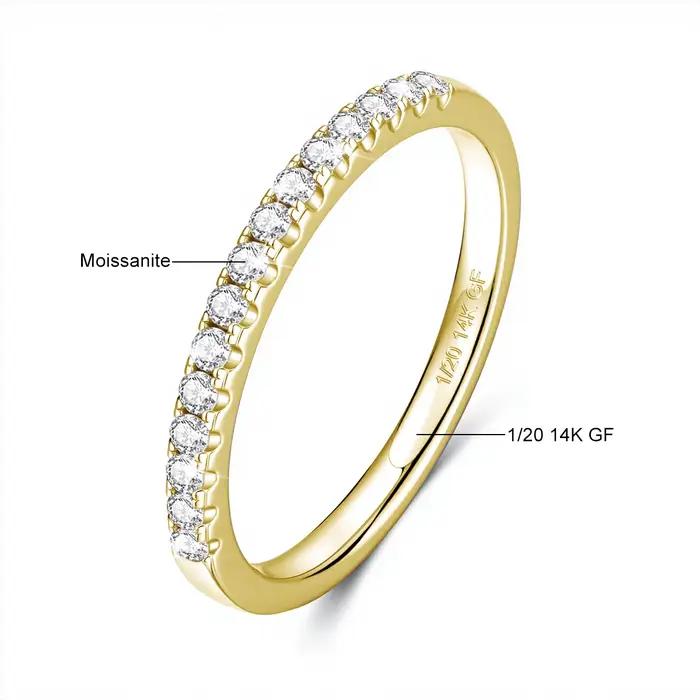 Bagues de fiançailles et de mariage solitaires en or 14 carats