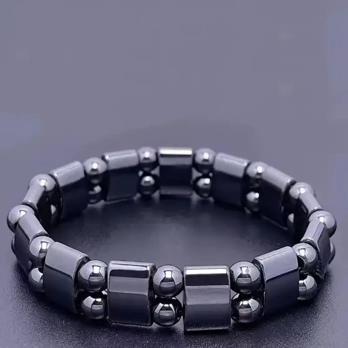 Bracelets en pierre œil de tigre et hématite magnétique pour hommes et femmes, pour attirer l'abondance spirituelle, l'argent et la richesse, bijoux porte-bonheur