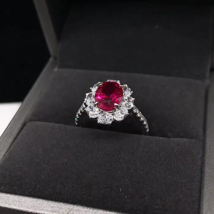 Fabulous-Bague de fiançailles en diamant adrenDiamond pour femme