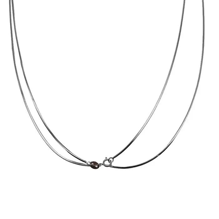 Collier en argent Sterling 925 avec pendentif zirconium blanc pour femmes, nouveau design classique, cadeau idéal pour les occasions spéciales