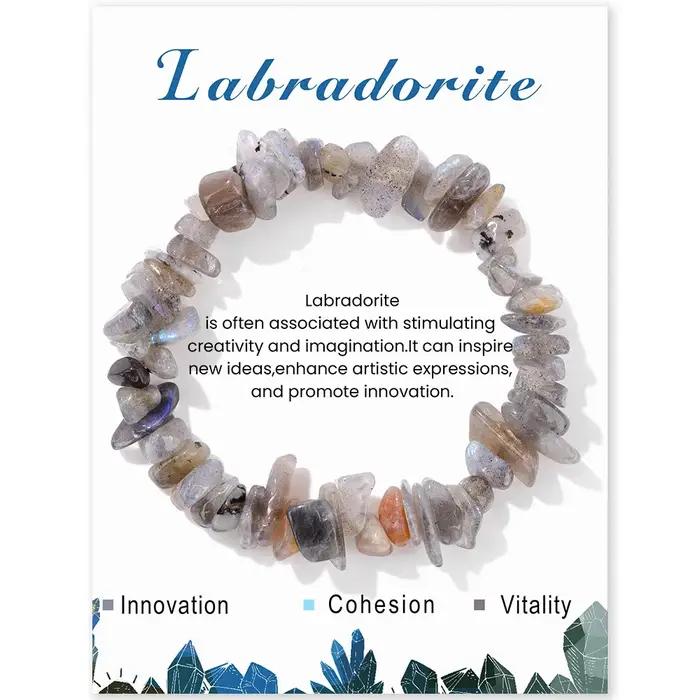 Bracelet artificiel astique en Pierre Naturelle pour Homme et Femme