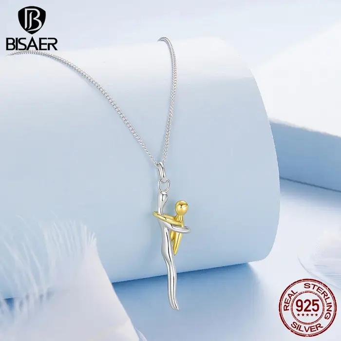 Collier en argent sterling 925 sertie de zirconium blanc pour femme romantique et mignonne à offrir pour les occasions spéciales