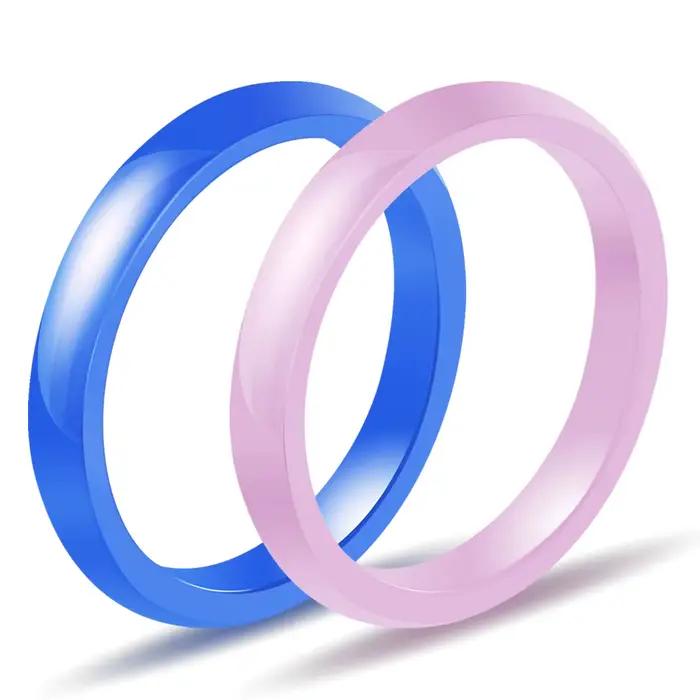 Bague en céramique lisse pour femmes, moderne et élégante, tracker de sommeil intégré, pour mariage et occasions spéciales
