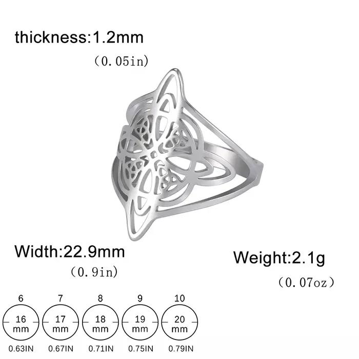 Skyrim-Anneau de Nministériels d de Sorcière en Acier Inoxydable, Bijoux de Protection, Amulette, Wi