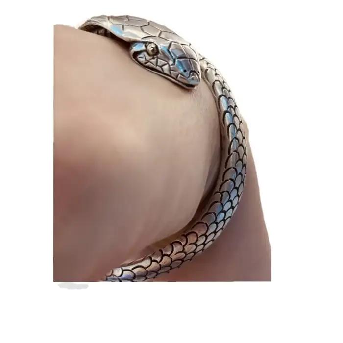 Bracelet serpent original style vendange or rose perle pour femmes occasions spéciales vintage