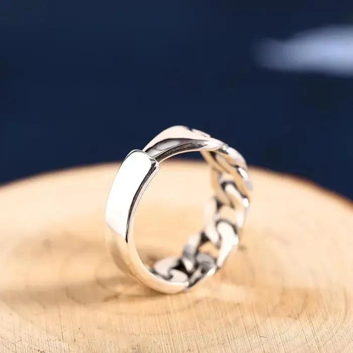 Bague en argent sterling 925 sertie d'animal de compagnie pour femmes occasions spéciales mariage soirée de gala anniversaire fiançailles