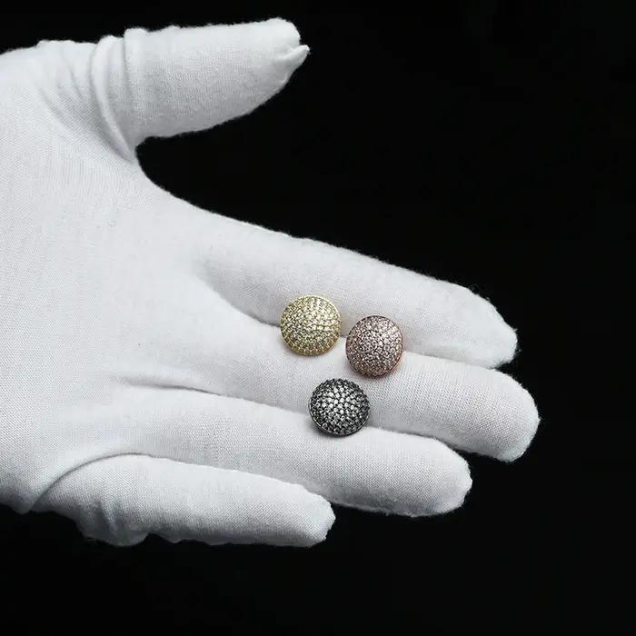 Boucles d'Oreilles en Plaqué Or 18K de 12mm/14mm pour Femme, Accessoires de Bijoux Intemporels et Luxe Occasions Spéciales
