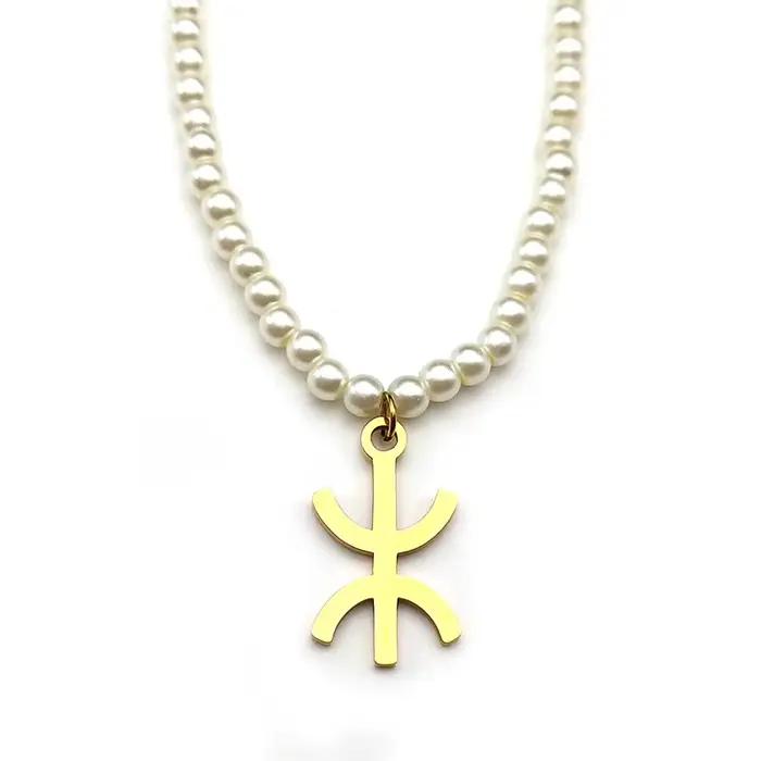 Colliers avec pendentif symbole des berbères d'afrique pour femmes et hommes