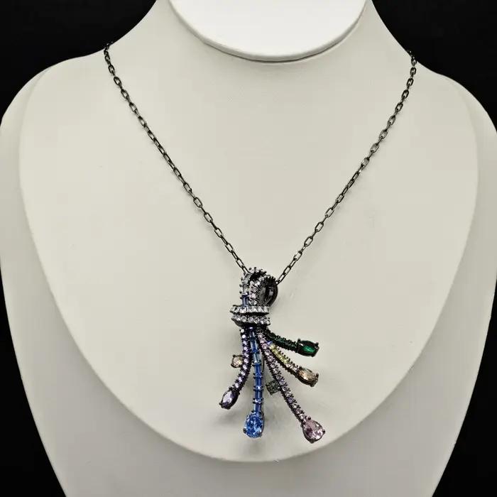 Collier Boucles d'Oreilles Bracelet Style Rétro Élégant Coloré Pour Femmes Occasions Spéciales