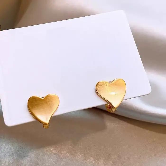 Boucles d'oreilles minimalistes en argent Sterling 925 véritable en forme de cœur pour femmes, cerceau, accessoires de bijoux