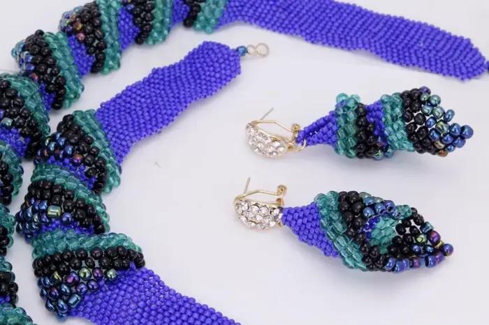 Dudo bijoux américain Bracelet boucles d'oreilles collier ensembles